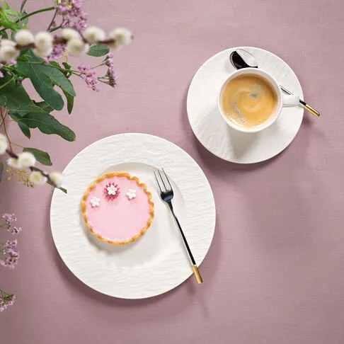 Desszert tányér, Manufacture Rock blanc kollekció - Villeroy & Boch