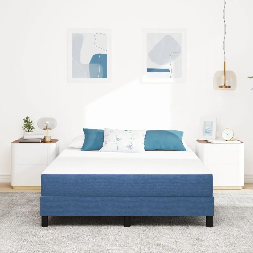 Zsebmèròs Rugós Ágytípus Matrac Kék Közepes 160x200x20 cm Szövet