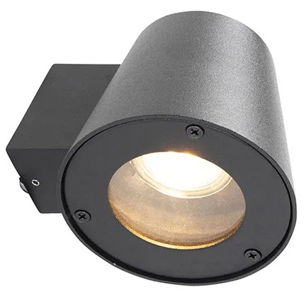 Modern kültéri fali lámpa fekete IP44 - Skittle