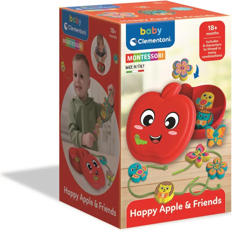 Fűzős Montessori baba játék Clementoni