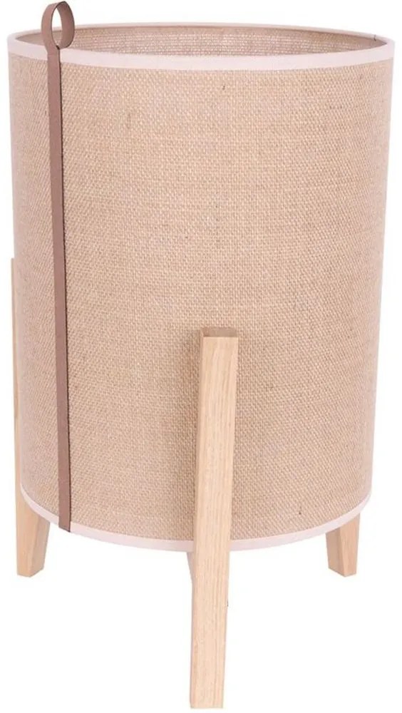 Spot-Light 73719174 - CASIOPEA asztali lámpa 1xE27/40W/230V tölgy