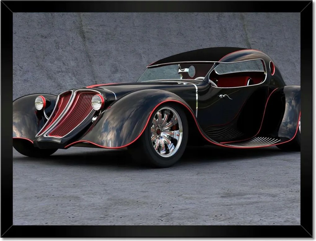 Poszterek keretben 40x30 Hot Rod Autó