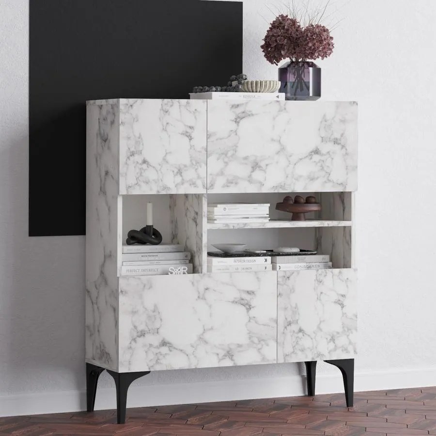 Konzolasztal Krista - Carrara Marble