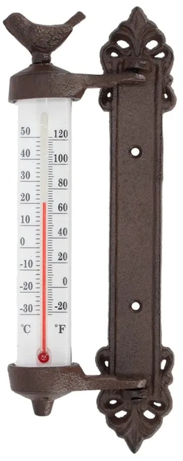 Dekor Bird öntöttvas fali hőmérő, magasság 27,3 cm - Esschert Design