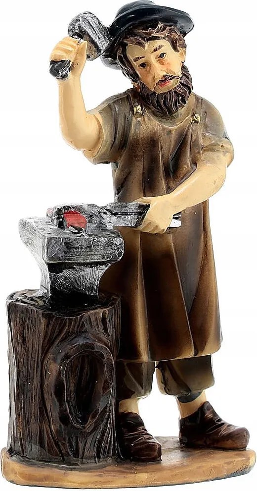 Betlehem figura "Kovács üllővel"- 7cm magas figurákhoz