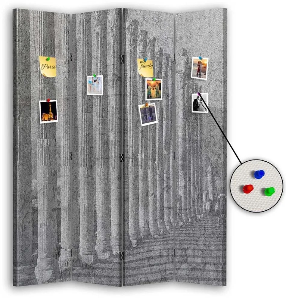 Gario Paraván Építészeti rendelés Méret: 145 x 170 cm, Kivitelezés: Parafa paraván