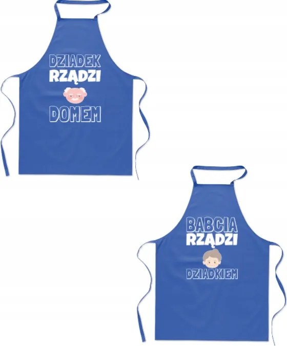 Kötény a nagyinak és a nagypapának A nagypapa irányítja a házat A nagymama irányítja a nagypapát