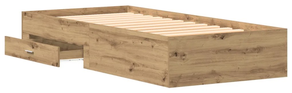 Ágykeret Artisan Oak 90x190 cm Műanyag
