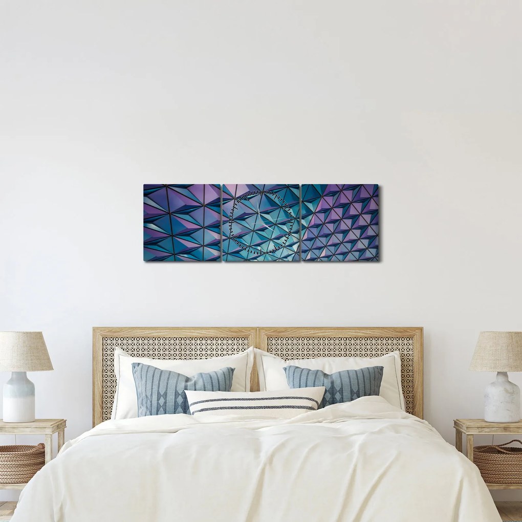 Kép-szín struktúra (órával) (90x30 cm)