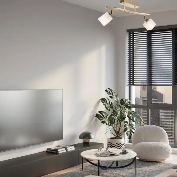 spotlámpa KLARA 2xE14/40W/230V arany