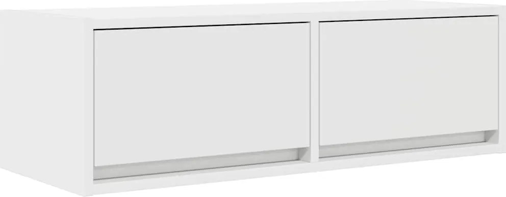 vidaXL fehér szerelt fa TV-szekrény 80x31x25,5 cm