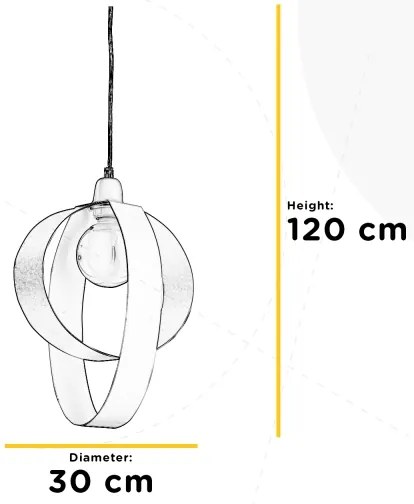 ONLI - Csillár zsinóron SERENA 1xE27/22W/230V fehér