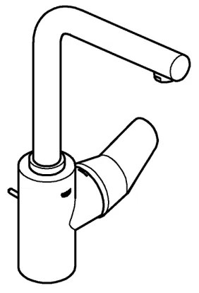 GROHE 23054003 - EURODISC COSMOPOLITAN mosdócsaptelep, L méret, króm