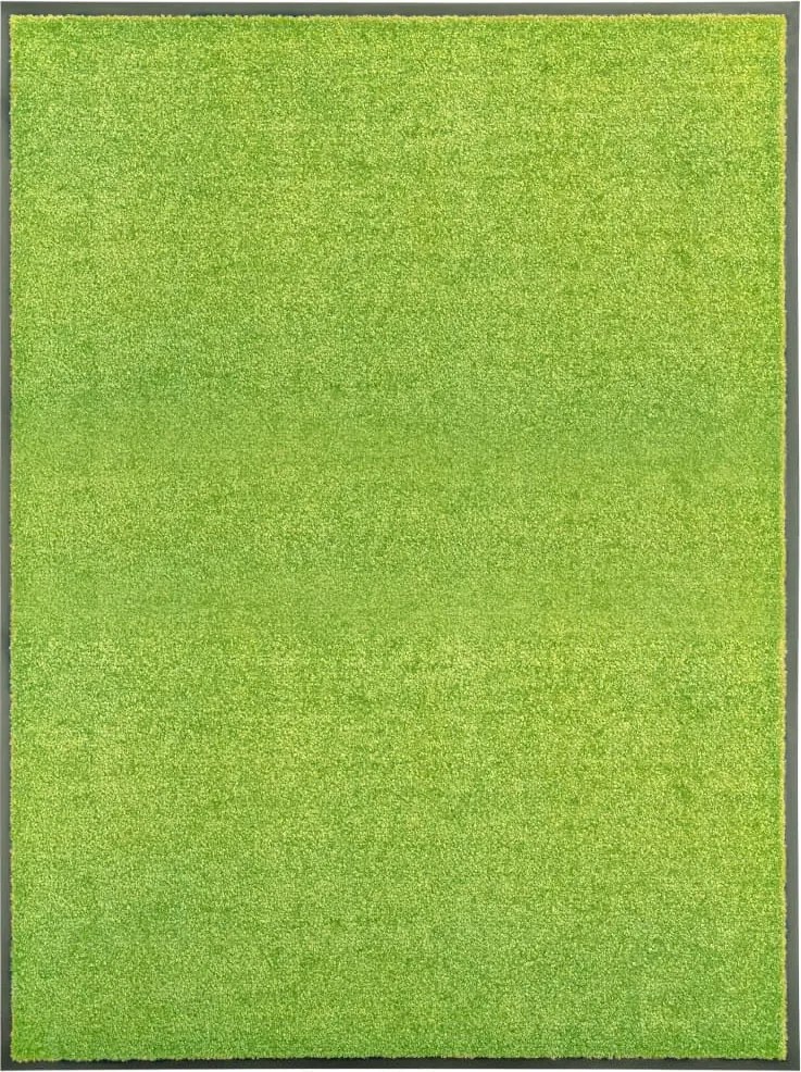 vidaXL zöld kimosható lábtörlő 90 x 120 cm