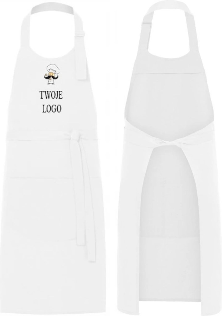 Szakács Logóval Ellátott Kötény Pincér Vendéglátóipari Kötény Nyomtatott Mintával
