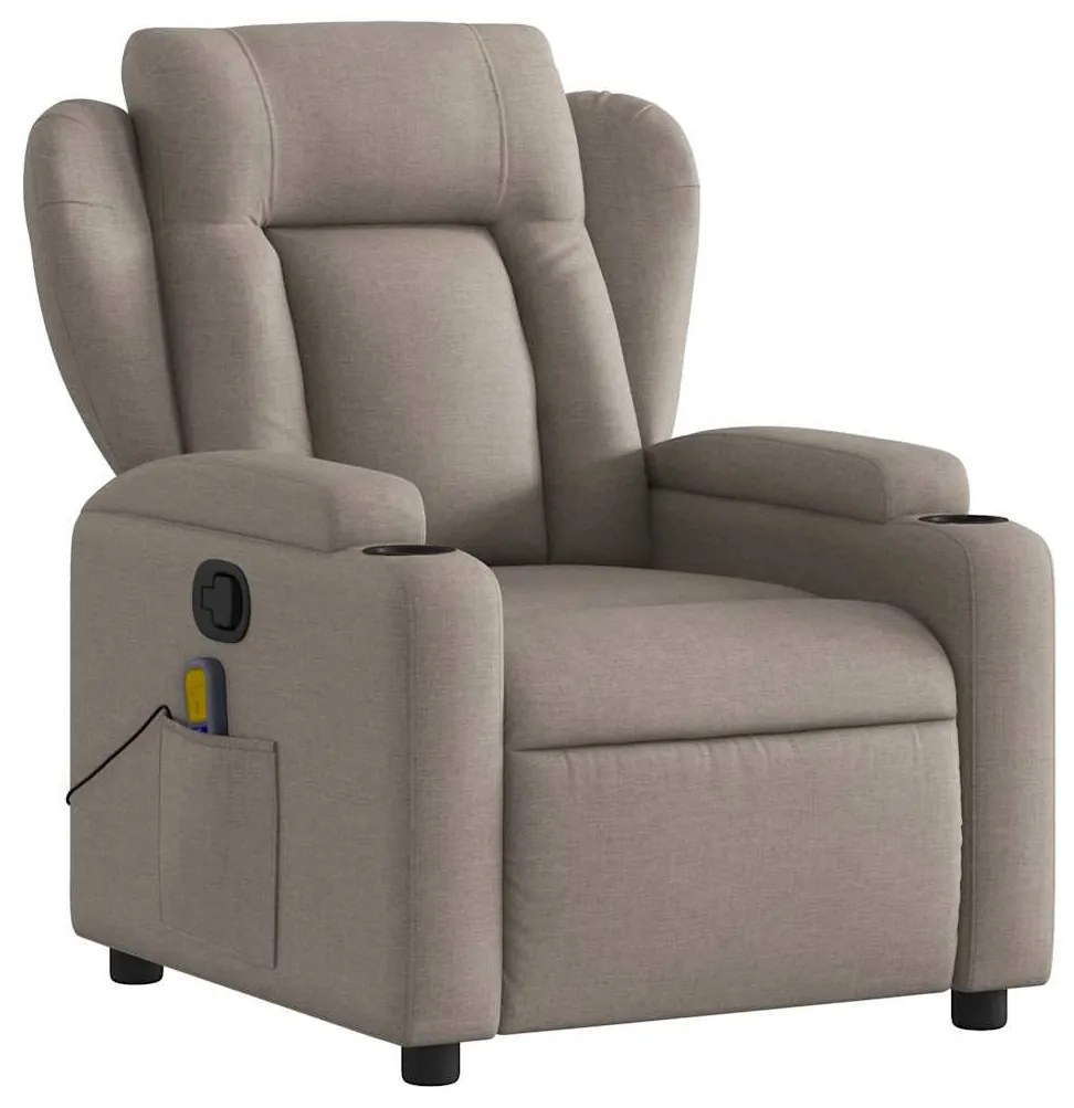 bézs szövet masszázsfotel