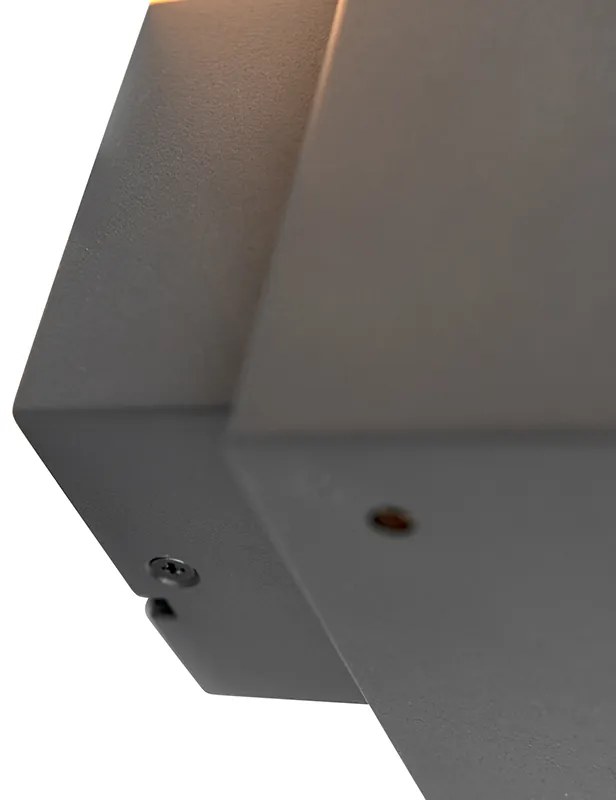 Dánia modern kültéri fali lámpa antracit IP44