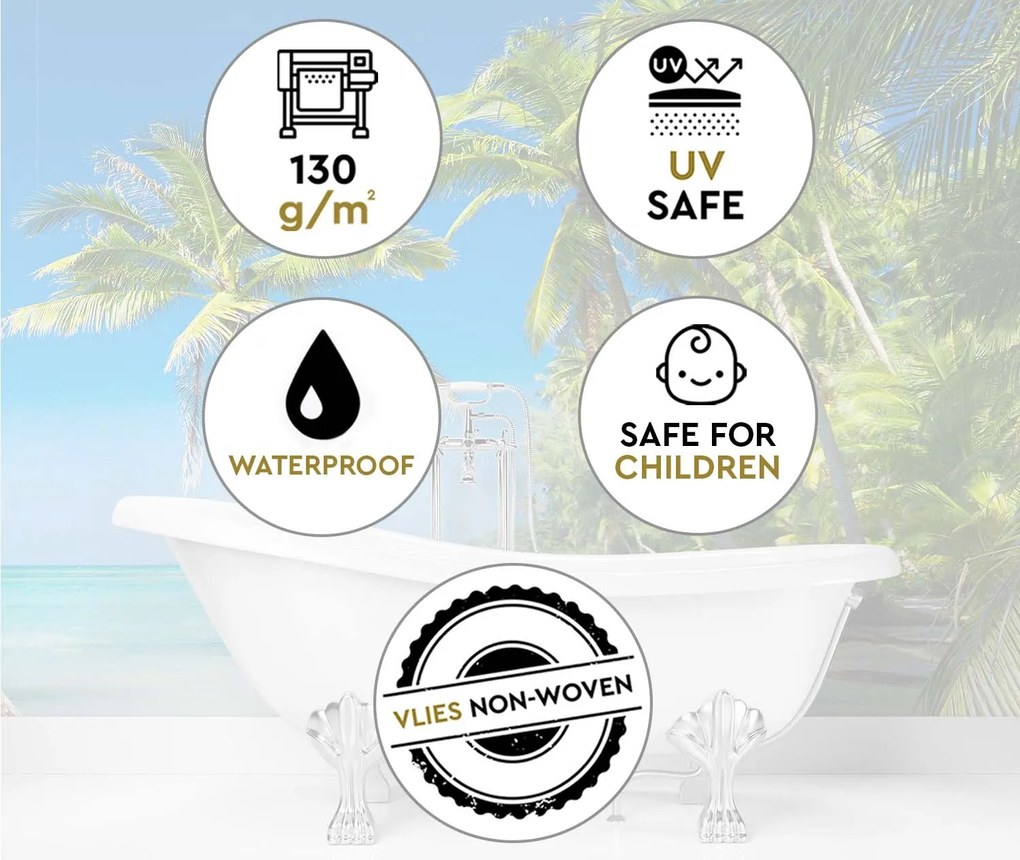 Gario Fotótapéta Pálmafák egy vad szigeten Anyag: Vlies, Méret: 250 x 175 cm