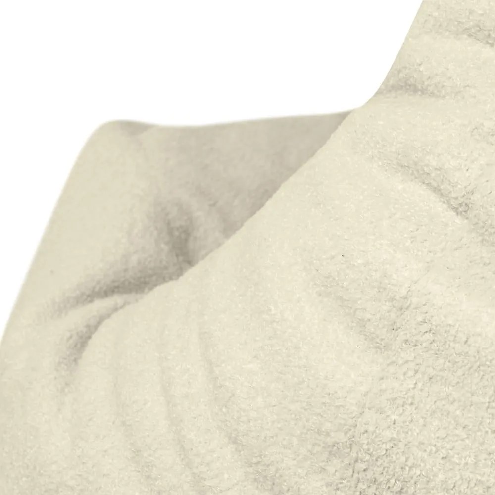 Világosszürke buklé babzsákfotel Play Amuse – SLOWDOWN