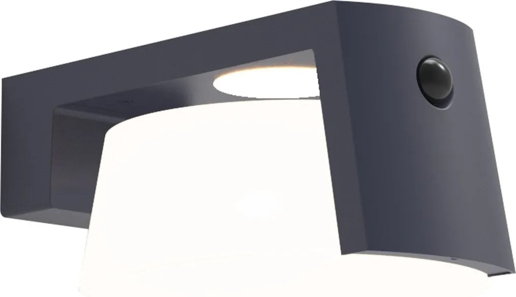 LUTEC 6906001118 MOON Modern Kültéri Fali Lámpa Antracit LED IP44