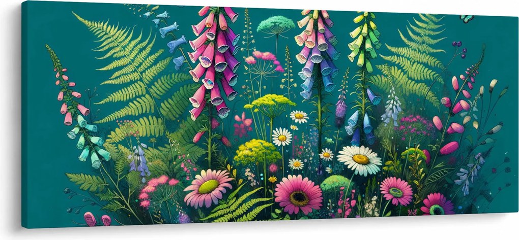 Kép - Mezei virágok (120x50 cm)