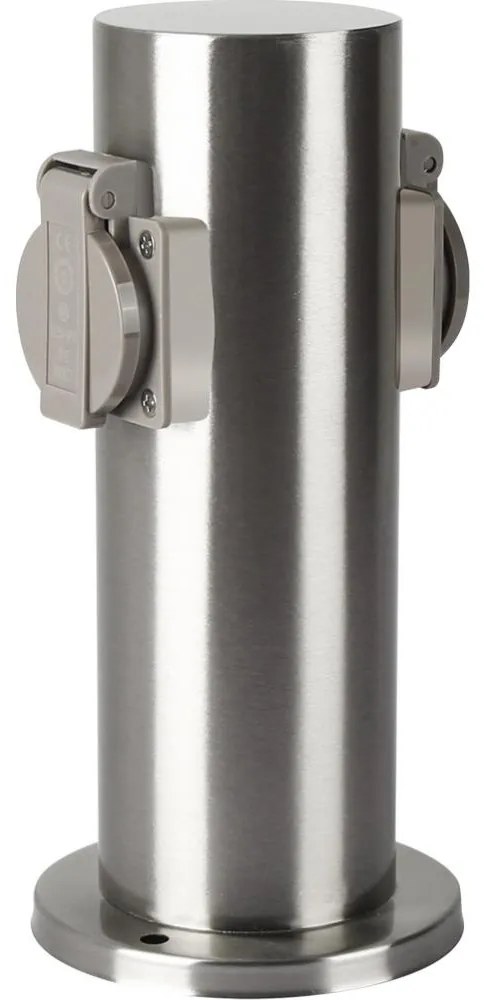 Brilagi Brilagi - Kültéri csatlakozós oszlop PILLAR 2Z 230V IP44 matt króm BG1532