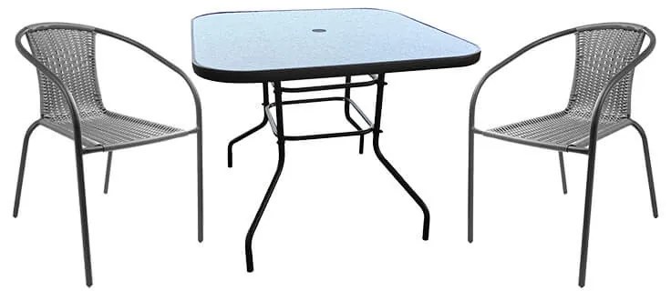 Berdan 2 személyes erkélyszett Herkules székekkel N