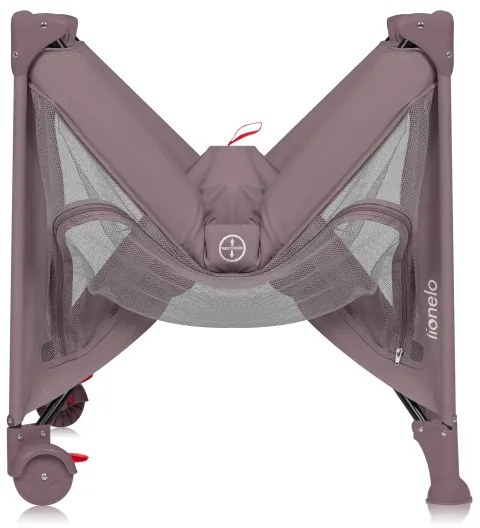 Lionelo - LAURA utazó kiságy rózsaszín nude