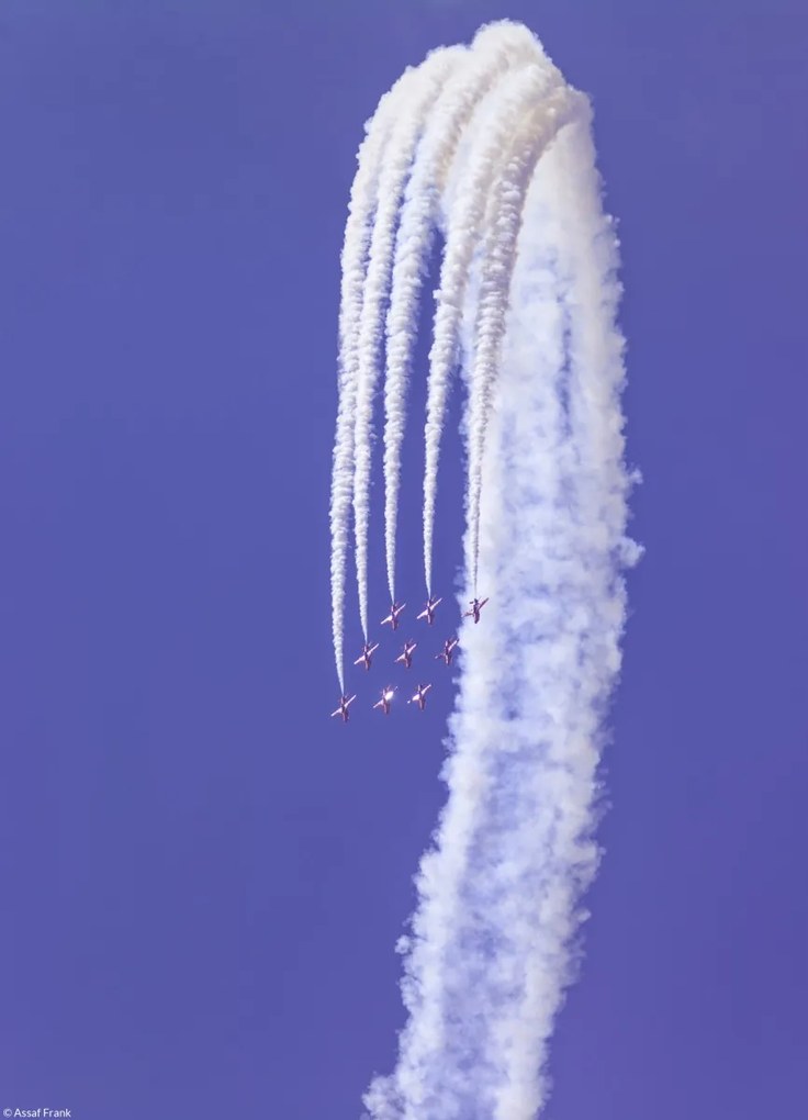 Poszter 20,5x28,4cm Red Arrows, Assaf Frank