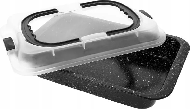 Húsos Tortasütő Tepsi Klasszikus Tortasütő Fedéllel 36x24x5,5cm