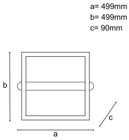 LED Dimmelhető mennyezeti lámpa LED/60W/230V 3000-6500K + távirányító