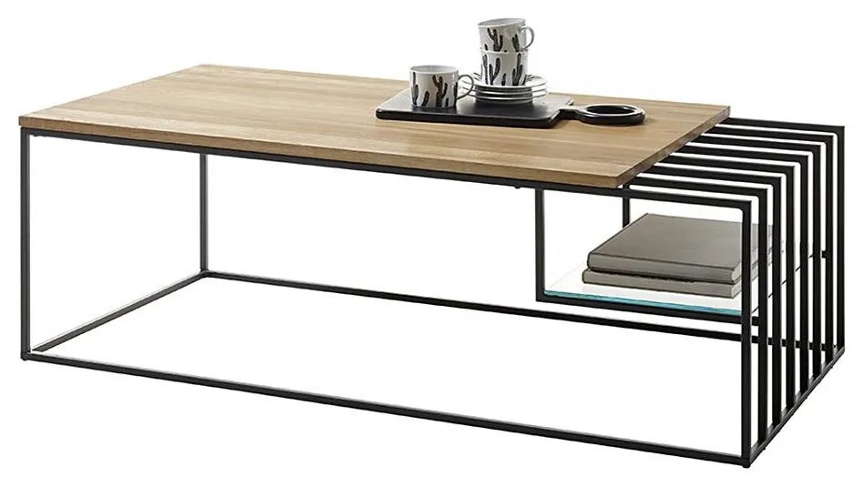 ZAIRA dohányzóasztal, tölgy