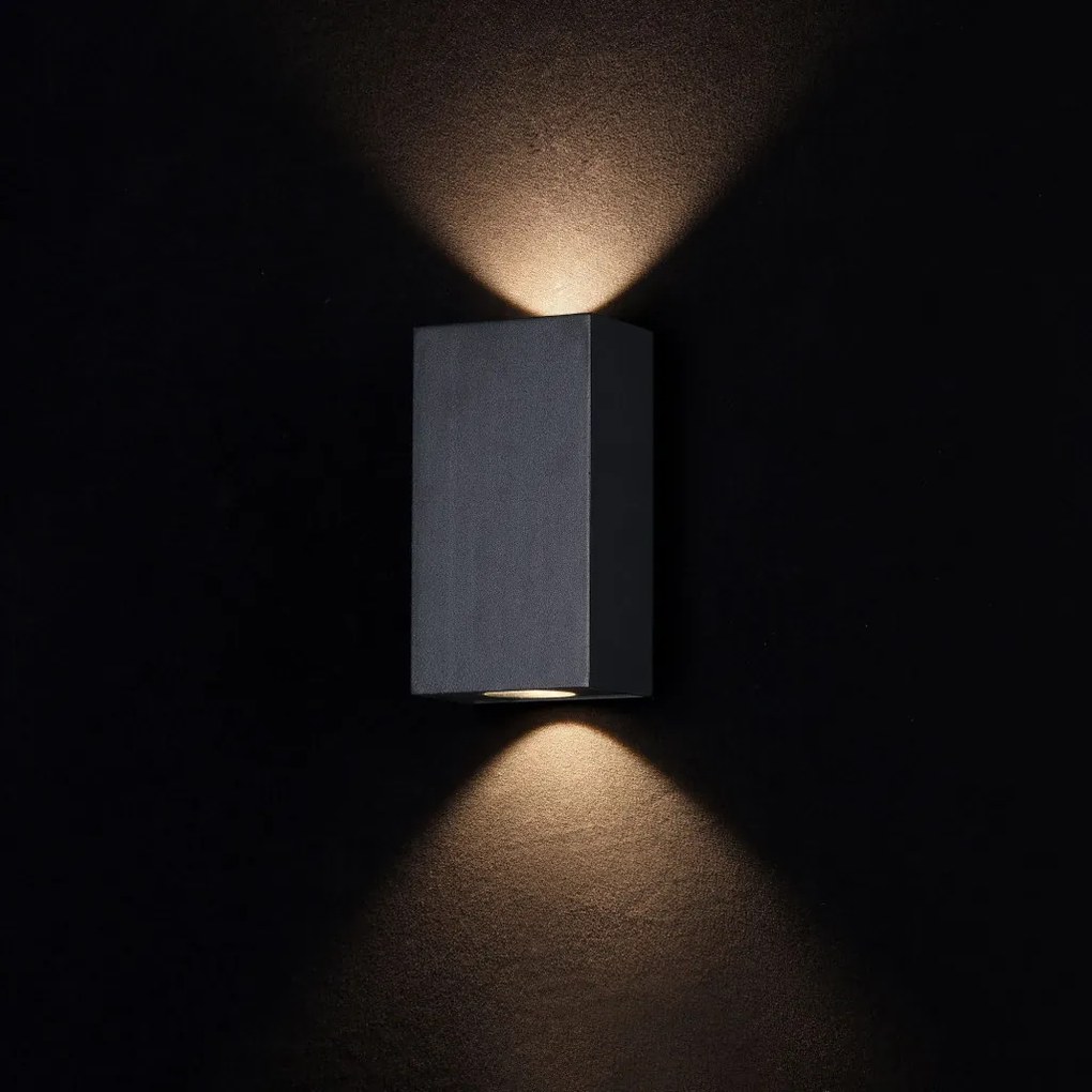 MAYTONI O581WL-L6B TIMES Modern Kültéri Fali Lámpa Fekete LED IP54