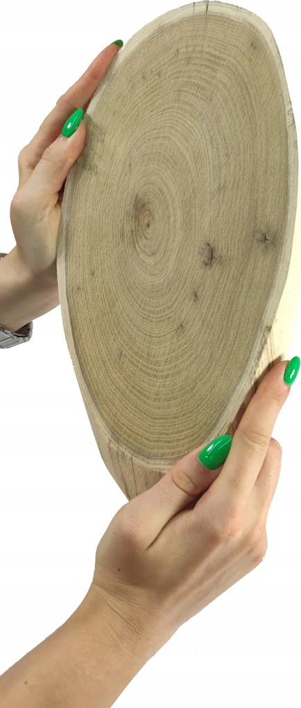 Fa szelet Akác dísztálca fa szelet csiszolt 25-30cm hosszú