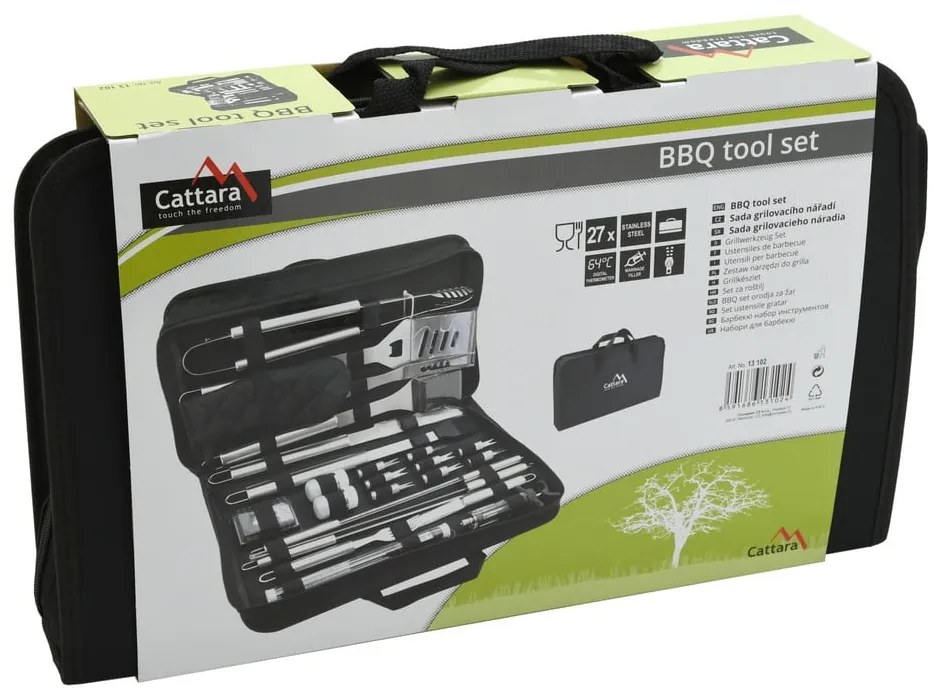 Grillező eszköz készlet 27 db-os – Cattara