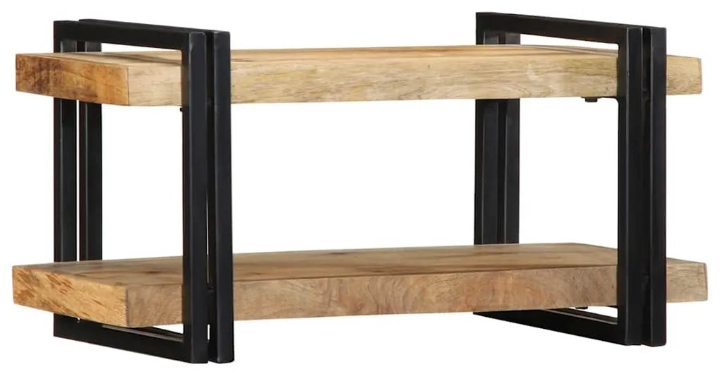 fali polc 70x33x35 cm tömör nyersfa Mango