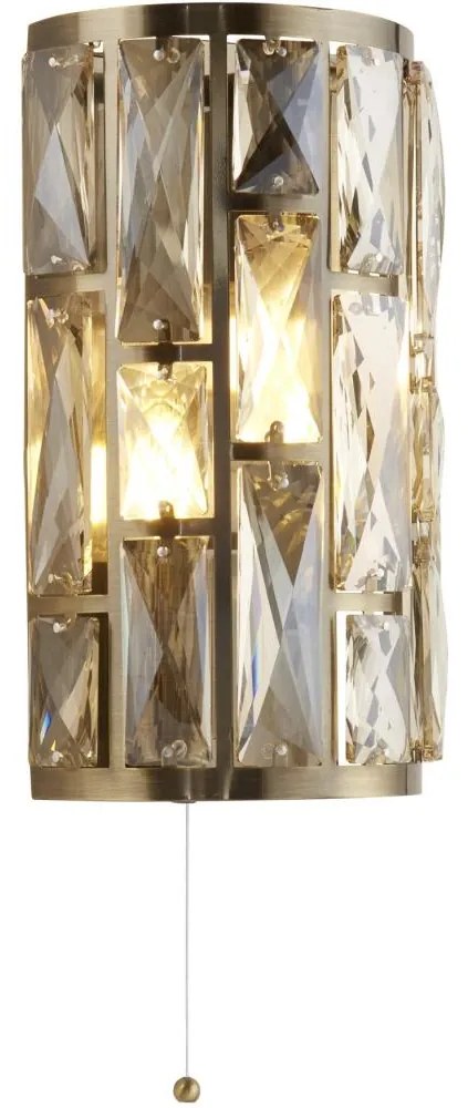 Searchlight 6582-2AB - Fali lámpa BIJOU 2xE27/60W/230V réz