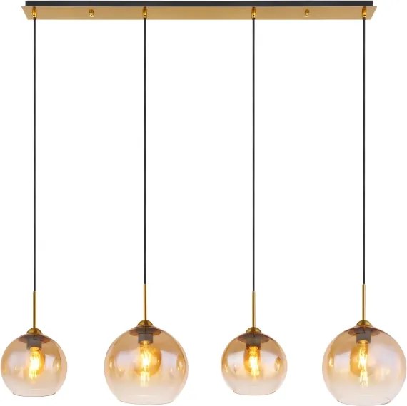 Globo 15788-4H - JAMESSA kábeles csillár 4xE27/60W/230V, sárgaréz