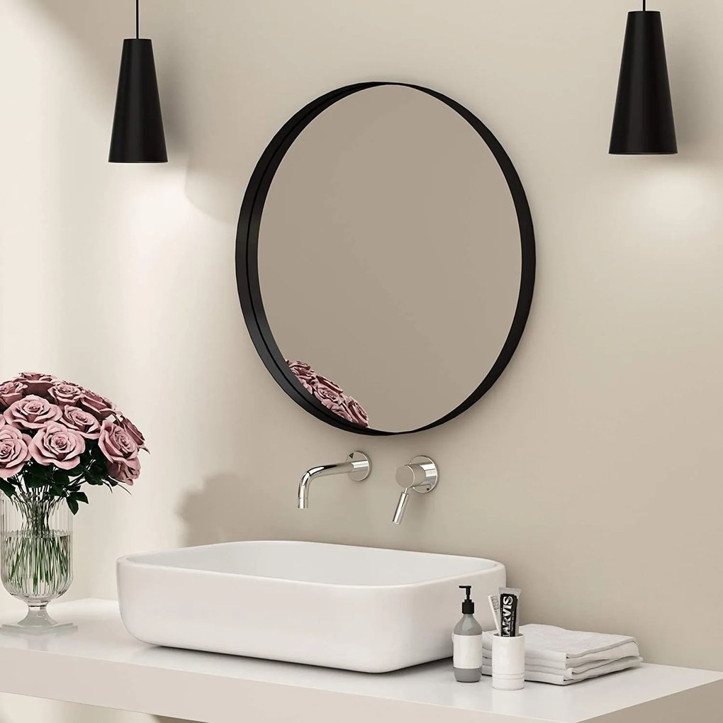 Tükör Rea Loft 39 cm black JZ-01