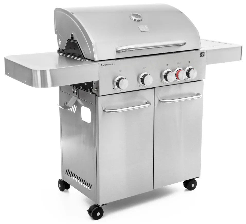 G21 Argentina BBQ Premium Line gázgrill, 5 égőfej + ajándék nyomáscsökkentő