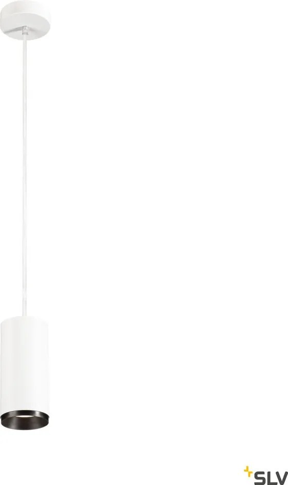 SLV 1004264 NUMINOS PD PHASE M Hengeres Függesztett Lámpa Fehér, Fekete LED IP20