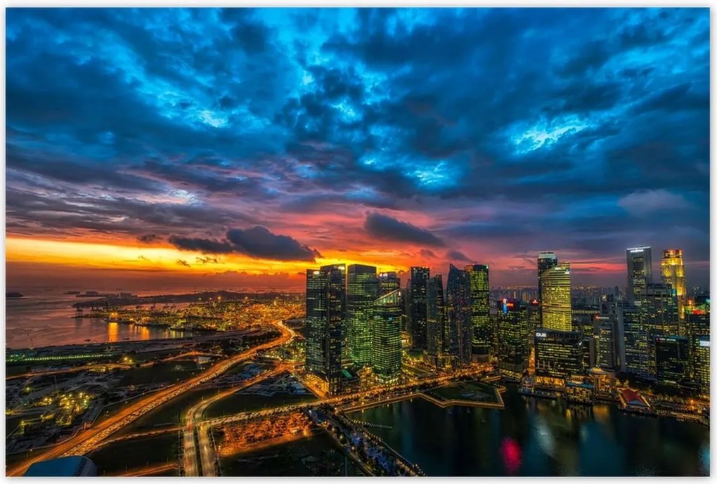 Poszterek 120x80 Városi táj Kilátás