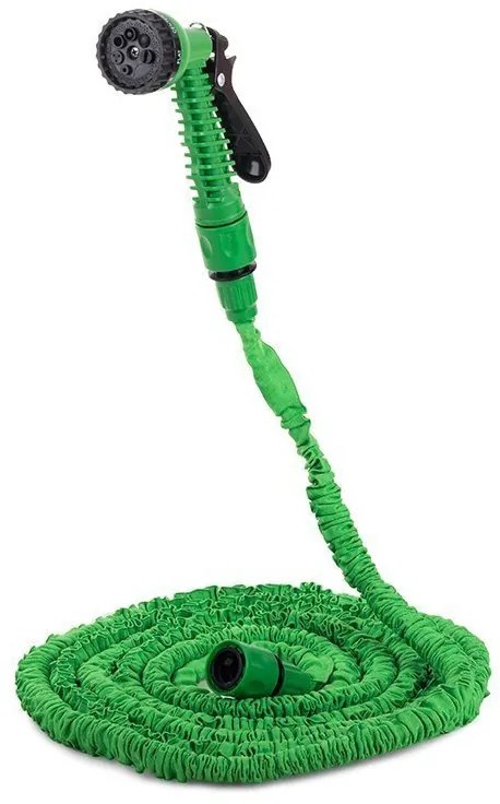 X-HOSE locsolócső szórófejjel 15 m - zöld