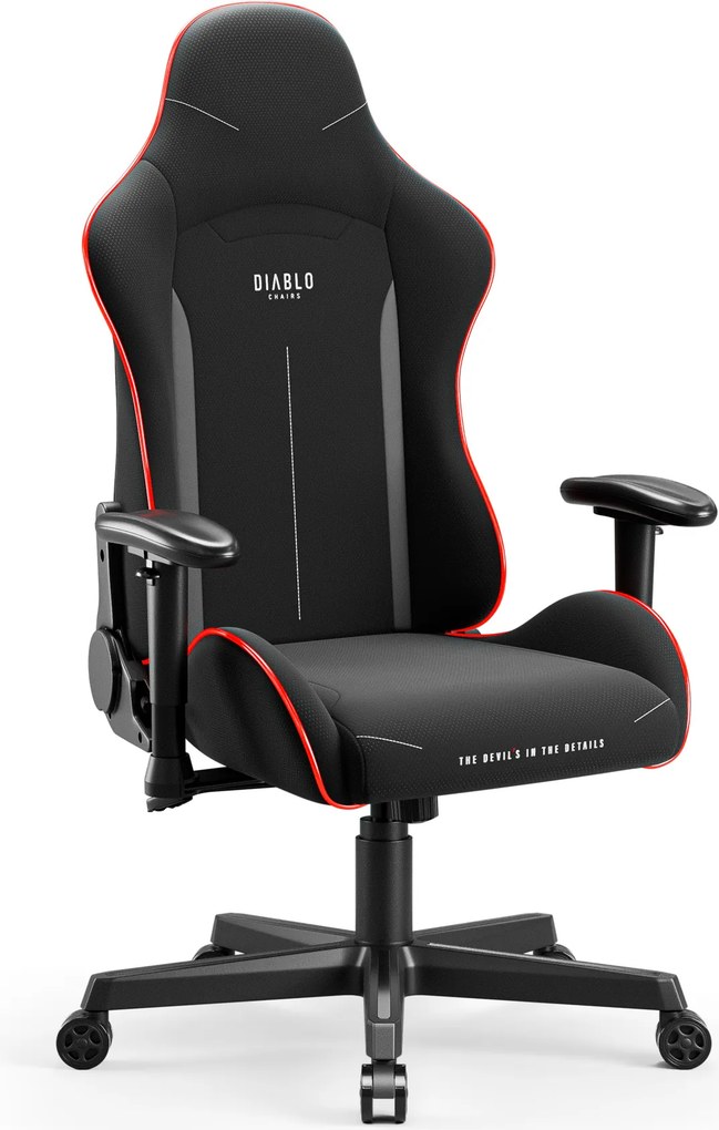 Gamer szék LED RGB fekete: Diablo X-Starter