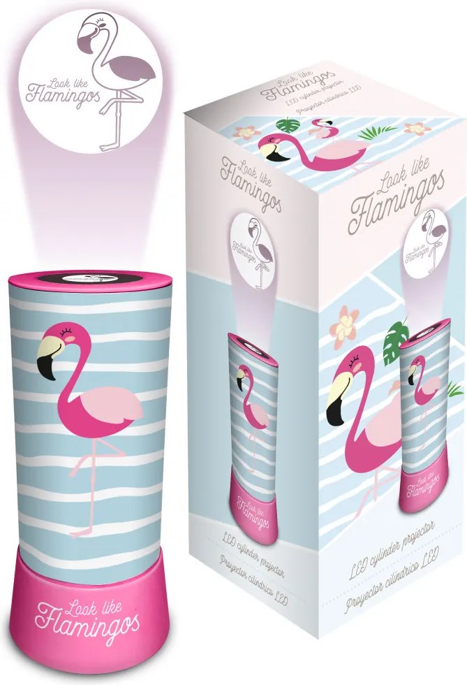 Flamingo Happy 2 az 1-ben kivetítő, lámpa, éjszakai fény