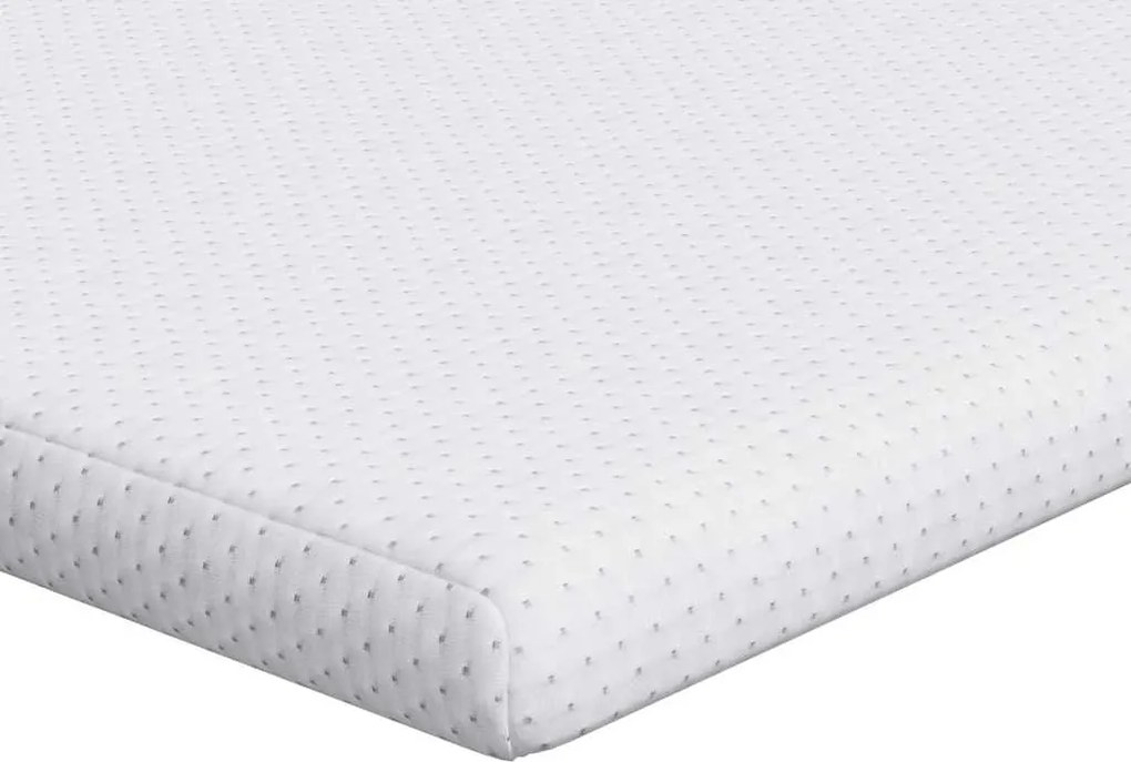 vidaXL Matrac topper Fehér 70 x 200 cm Jacquard Szövet
