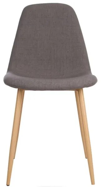 KÉSZLET 4x Étkezőszék ROKA söt. szürke