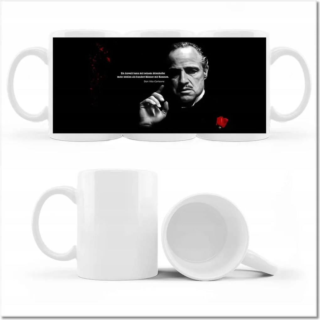 Fényképes bögre Idézetek a Keresztapáról