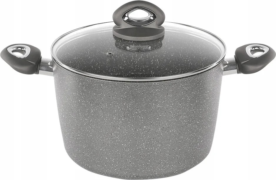 Hagyományos magas fazék nagy Valdinox Rock 7,5 literes indukciós és gáztűzhelyhez