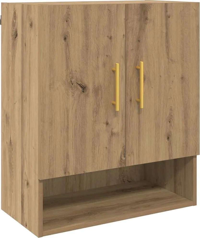 vidaXL Fali Szekrény kézműves tölgy 60 x 31 x 70 cm Faanyag